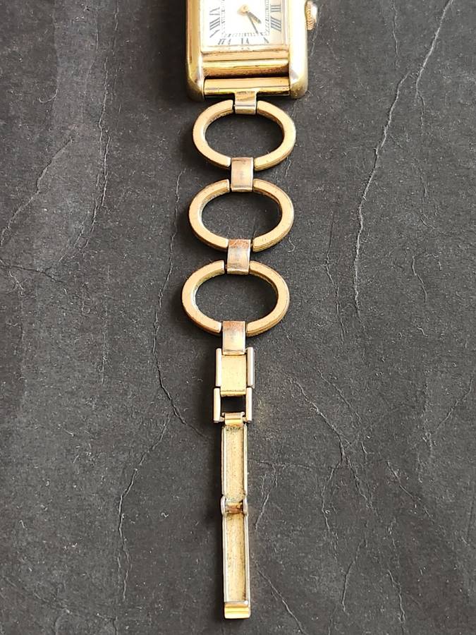 Vintage Caravelle 7 Jewels Gold Plated Ladies Watch (not working) - as per photograph