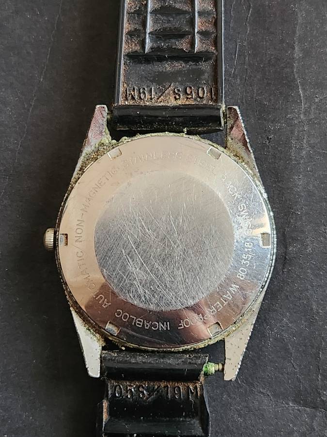 Vintage Rotary 21 Jewels Swiss made Automatic Wrist Watch (not working) - as per photograph