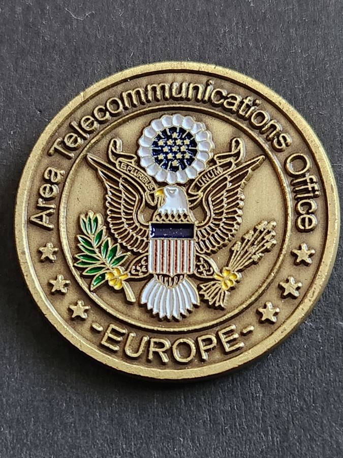 RITC Europe Area Telecommunications Office Medallion- as per photograph