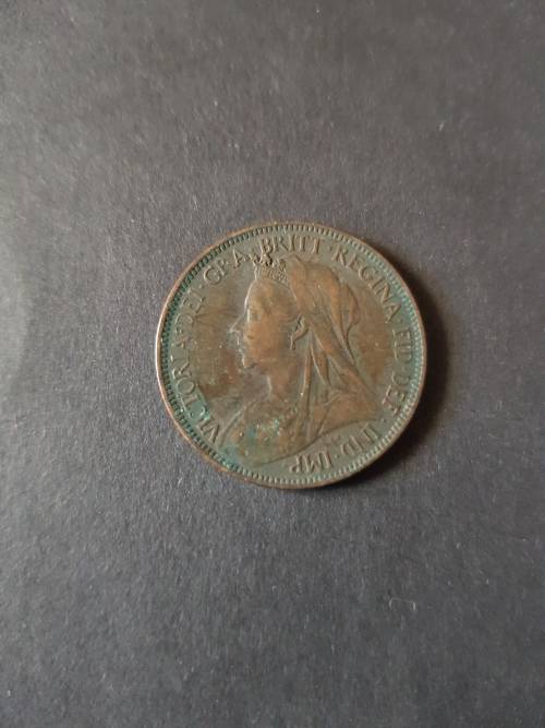 UK 1/2 Penny 1901 VF
