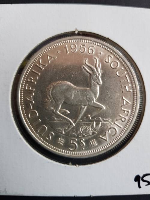 Union 5 Shillings 1956
