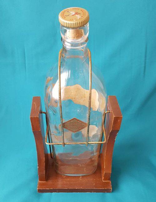 LARGE JOHNNIE WALKER (4.5L) BOTTLE ON WOODEN STAND