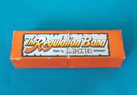 M. HOHNER HARMONICA "THE REGULATION BAND" IN ORIGINAL BOX