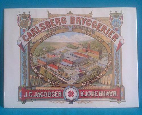 NICE "CARLSBERG BEER" PICTURE PLAQUE FOR YOUR BAR