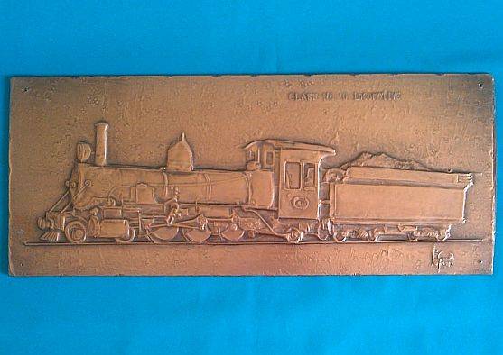 COPPER CLASS NG 10 LOCOMOTIVE PLAQUE (1989)