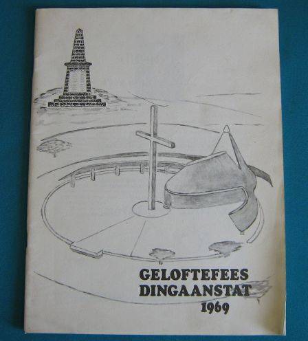 "GELOFTEFEES DINGAANSTAT 1969" BOOKLET