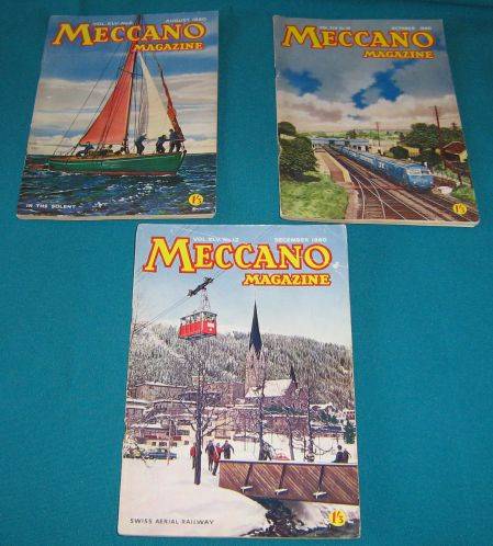 3 x MECCANO MAGAZINE BOOKLETS (1960)
