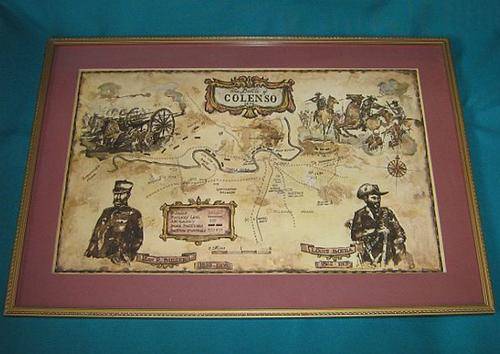 ANGLO BOER WAR (BATTLE OF COLENSO 1899) PLAQUE