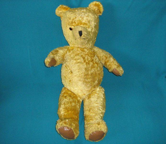 LARGE COLLECTABLE OLD VINTAGE TEDDY BEAR