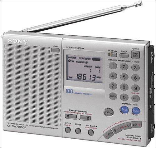 Sony ICF-SW7600GR World Band Receiver