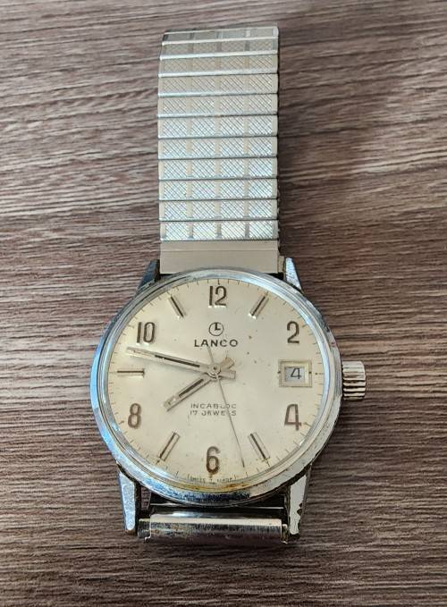 Vintage LANCO mens watch
