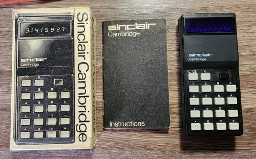 Sinclair Cambridge calculator