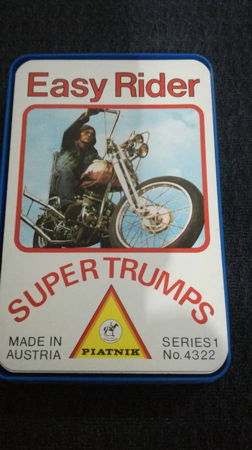 Card Games Collectors` Super Trumps Game Easy Rider Game
