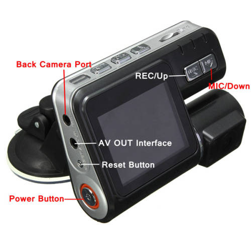 HD Dual Lens Car Camera H.264 Dash DVR Video Recorder Cam G-sensor