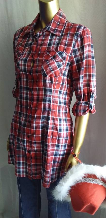 Red Check Shirt size 36