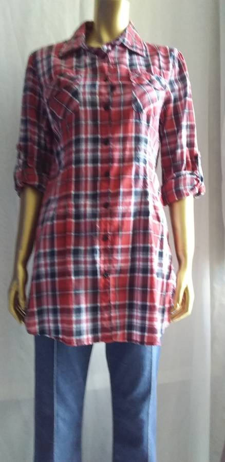 Red Check Shirt size 36