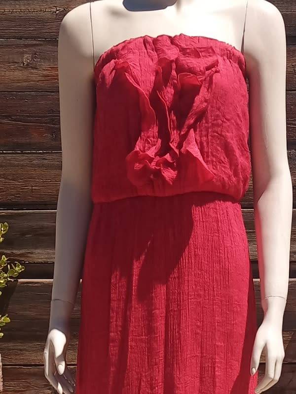 Red Summer Dress Large