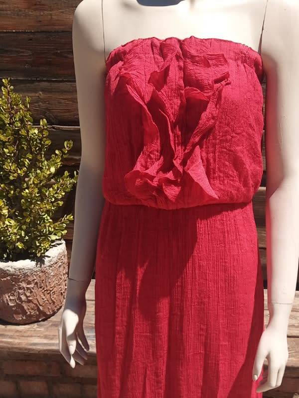 Red Summer Dress Large