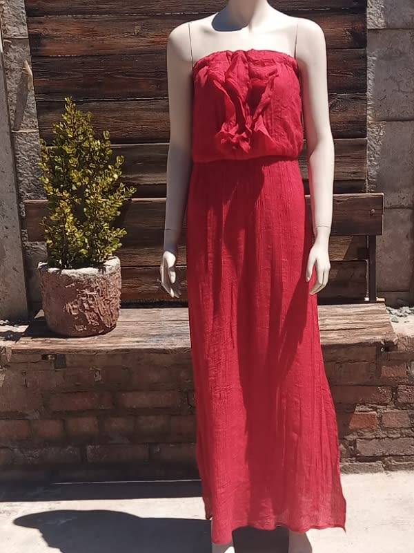 Red Summer Dress Large