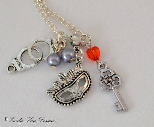 Fifty '50' Shades of Grey Trilogy Inspired Necklace / Pendant Gift