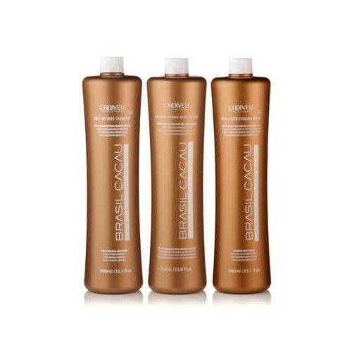 Brazilian blowdry keratin treatment - Cacau by Cadiveu - made up kit for 3 treatments