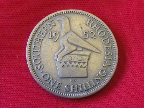 SOUTHERN RHODESIA - 1 SHILLING 1952 COIN