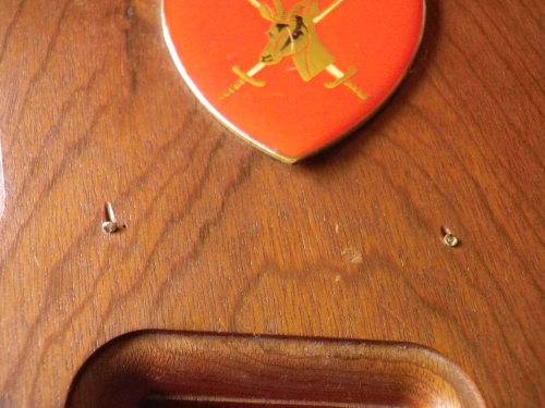 SA ARMY- SWA COMMAND PLAQUE - SCROLL MISSING - BORDER WAR PERIOD