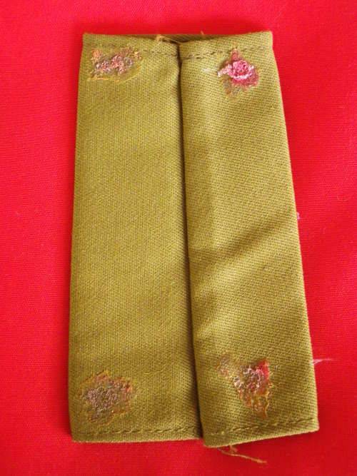 RHODESIA - BSAP SECTION LEADER FIELD RESERVE PRINTED EPAULETTE SLIP ON - UDI PERIOD