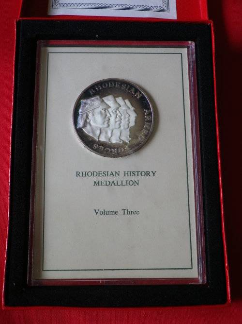 RHODESIAN HISTORY MEDALLION VOL. 3 - RHODESIAN ARMED FORCES