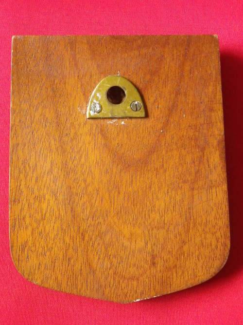 RHODESIA - SOUTHERN RHODESIA ARTILLERY COPPER & ENAMEL PLAQUE