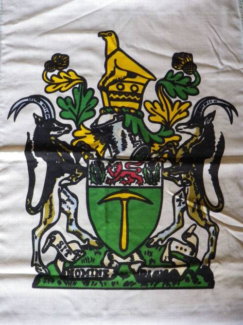 RHODESIAN- UDI ORIGINAL FLAG - GOOD CONDITION MADE BY WILLIAM SMITH & GOUROCK (X1827)