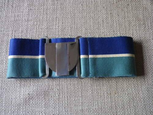 RHODESIAN PSYCHOLOGICAL OPERATIONS UNIT -  STABLE BELT - SIZE M - UNCOMMON   (4975)
