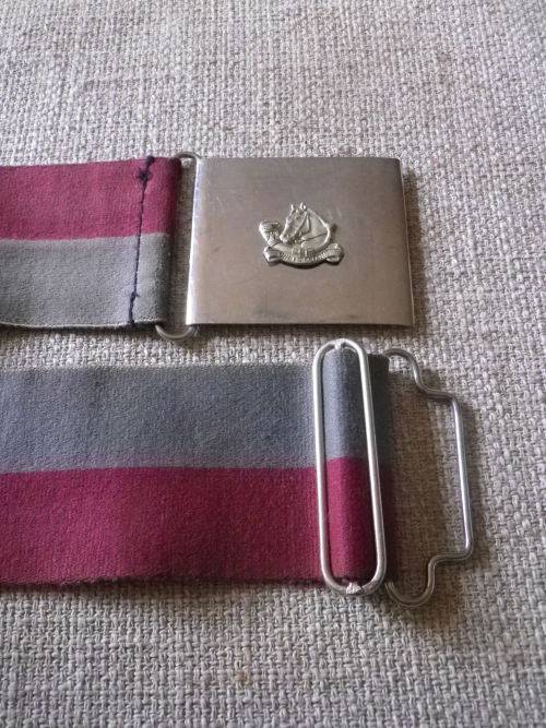 RHODESIA - GREY'S SCOUTS STABLE BELT - RARE - INSCRIBED - MAX LENGTH 97 CM/ 38.25"  (4995)