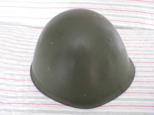 USSR - SOVIET RUSSIA SSH-68 HELMET, AS USED BY MPLA IN BORDER WAR    (3550)