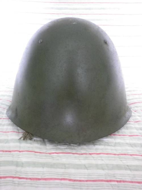 USSR - SOVIET RUSSIA SSH-68 HELMET, AS USED BY MPLA IN BORDER WAR    (3550)