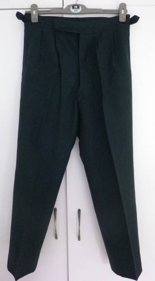 RHODESIAN ARMY -"GREENS" LONGS - INSCRIBED - WAIST 81 cm / 32" INNER LEG  70cm / 27.5"  (3305)