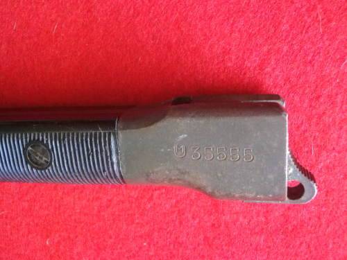 SA / RHODESIA M1 FAL TYPE A BAYONET + METAL SCABBARD - MADE BY FN - SA "UM" STAMP + No. - RARE(6075)