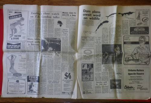 RHODESIA HERALD NEWSPAPERS (X2) DATED 2/10/1979 & 3/10/1979 - SEE MORE BELOW   (3560)