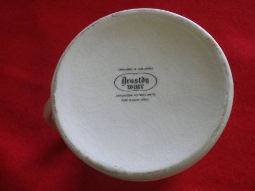 SADF - PRINCE ALFRED'S GUARD 100 YEAR ANNIVERSARY 1956 - BEER MUG - MADE DROSTDY WARE     (4132)