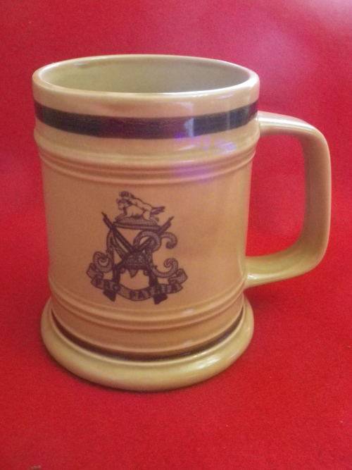 SADF - NATAL CARBINEERS BEER MUG  -  MADE BY DROSTDY STONECRAFT         (4133)
