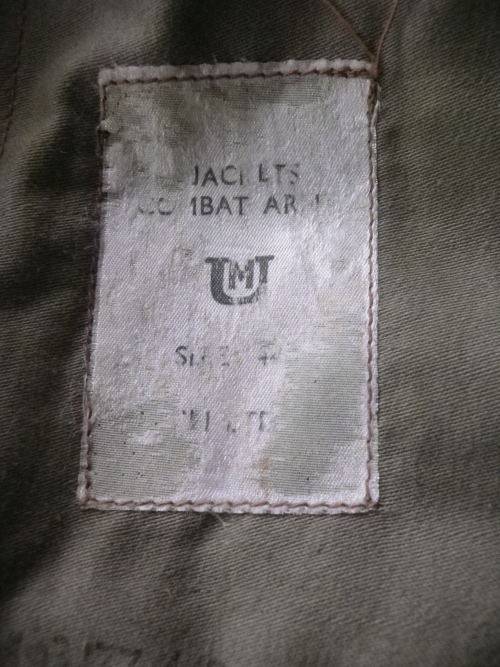 SADF - DLI BUNNY JACKET FOR S/SERGEANT - ALL INSIGNIA INC. LANYARD + WHISTLE  (4226)