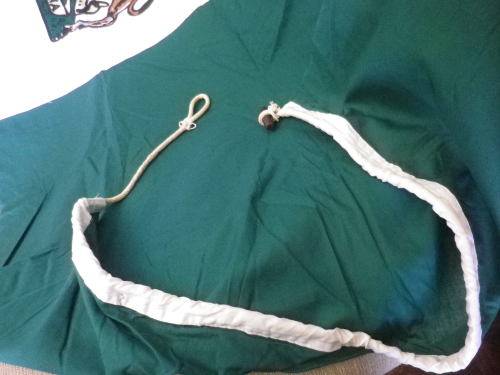 RHODESIAN PERIOD FULL SIZE REPLICA FLAG - DOUBLE SIDED, GOOD CONDITION 88CM X 184CM   (6499)