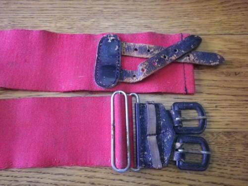 RHODESIAN CORP. OF MILITARY POLICE STABLE BELT - MAX LENGTH 75cm / 29.5"  SIZE S   (6688)