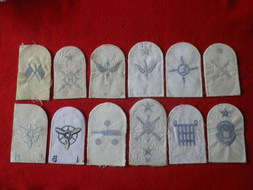 SA  NAVY LOT - 12 X ARM BADGES FOR TROPICAL AND AWD DRESS      (509)