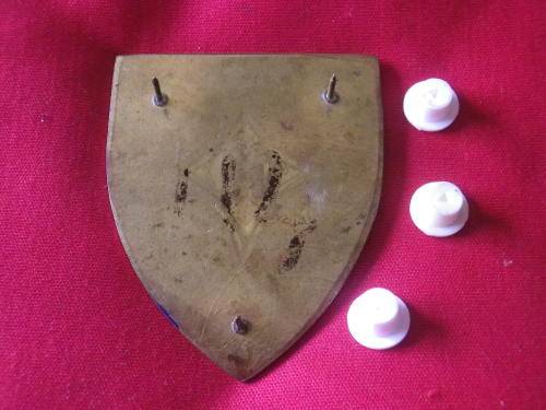 SADF - 11 FIELD POSTAL UNIT SHOULDER FLASH - ALL PINS - DINNES 4569         (7287)