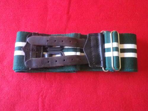 RHODESIAN LIGHT INFANTRY  STABLE BELT - MAX LENGTH  89CM / 35"       GOOD CONDITION         (7325)