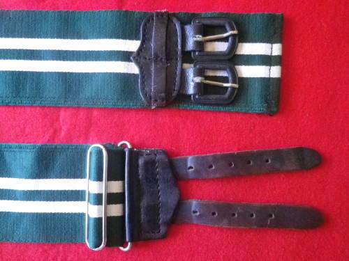 RHODESIAN LIGHT INFANTRY  STABLE BELT - MAX LENGTH  89CM / 35"       GOOD CONDITION         (7325)