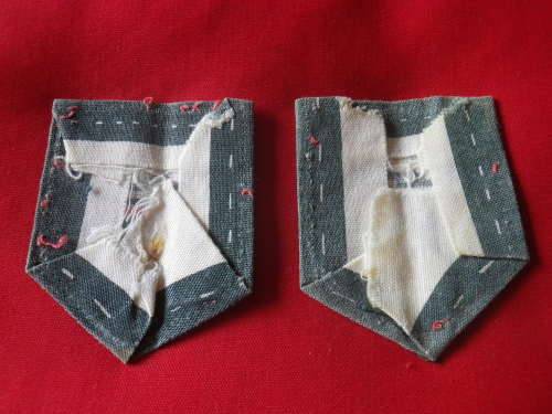 RHODESIAN ARMY FACING PAIR PRINTED SHOULDER PATCHES -          (3826)