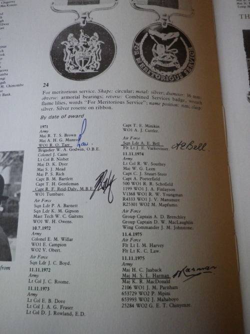 RHODESIA - "CONTACT" BY JOHN LOVETT - HC + DW - PSE SEE MANY SIGNIFICANT SIGNATURES IN PICS (3918)