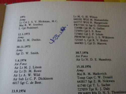 RHODESIA - "CONTACT" BY JOHN LOVETT - HC + DW - PSE SEE MANY SIGNIFICANT SIGNATURES IN PICS (3918)